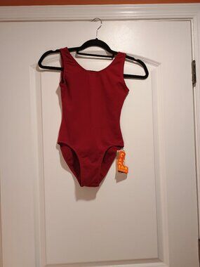 Burgundy Tank Dance Leotard